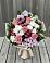 Букет цветов из: Альстромерии, Гвоздики, Розы и Хризантемы в Чудово