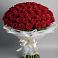 Букет 101 Красная роза Блэк Мэджик в Чудово
