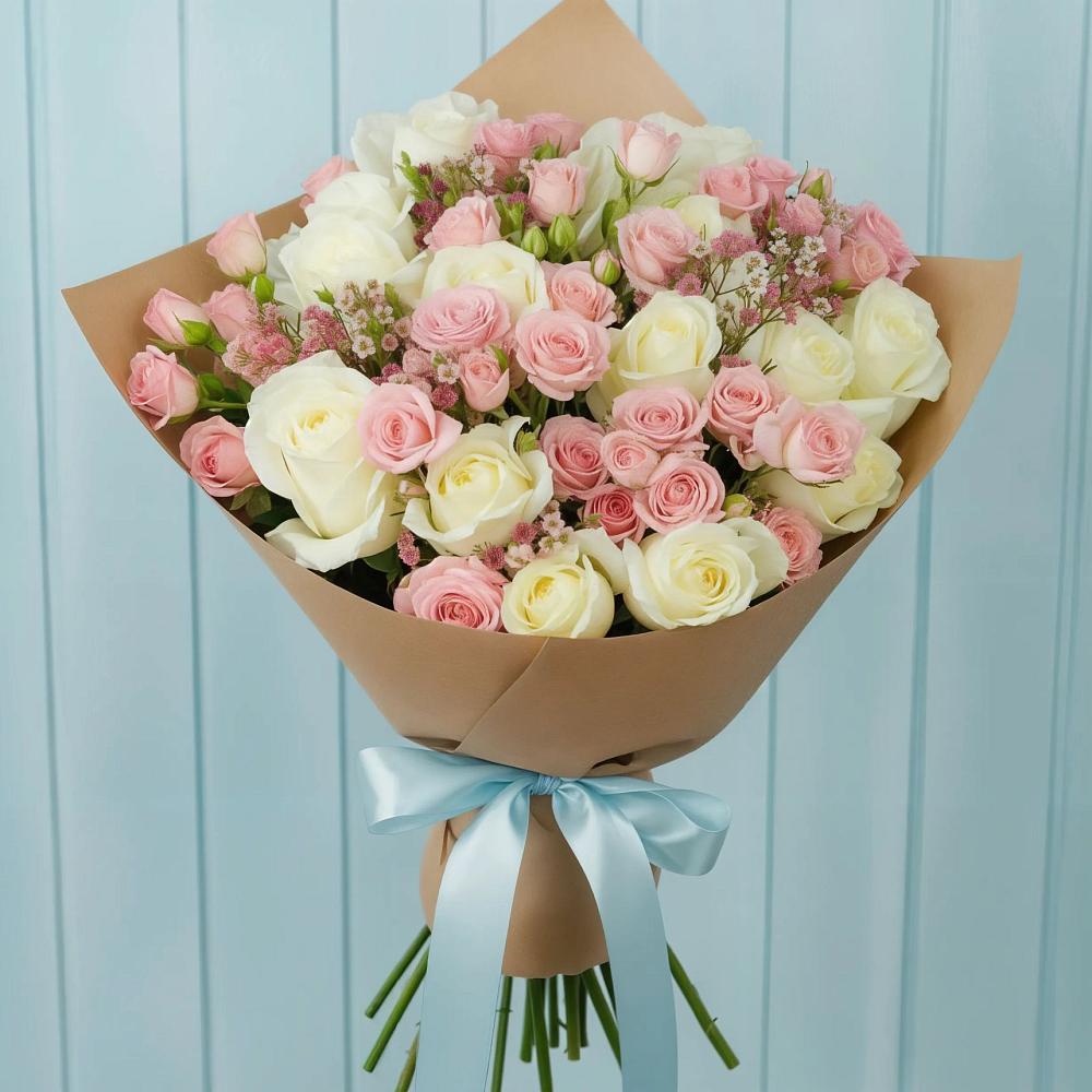 Букет цветов из: Розы в Чудово