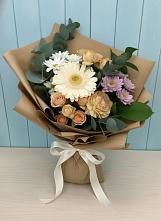 Букет цветов из:  Герберы и Хризантемы #REPLACE_PRED# Чудово