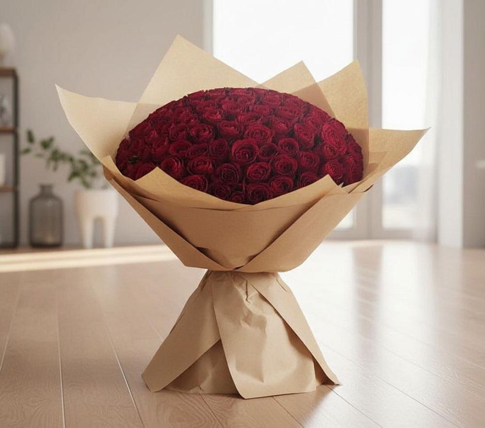 Букет 101 Красная роза в Чудово