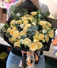 Букет цветов из:  Розы и Лизиантусы #REPLACE_PRED# Чудово
