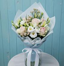 Букет цветов из:  Розы и Лизиантусы #REPLACE_PRED# Чудово