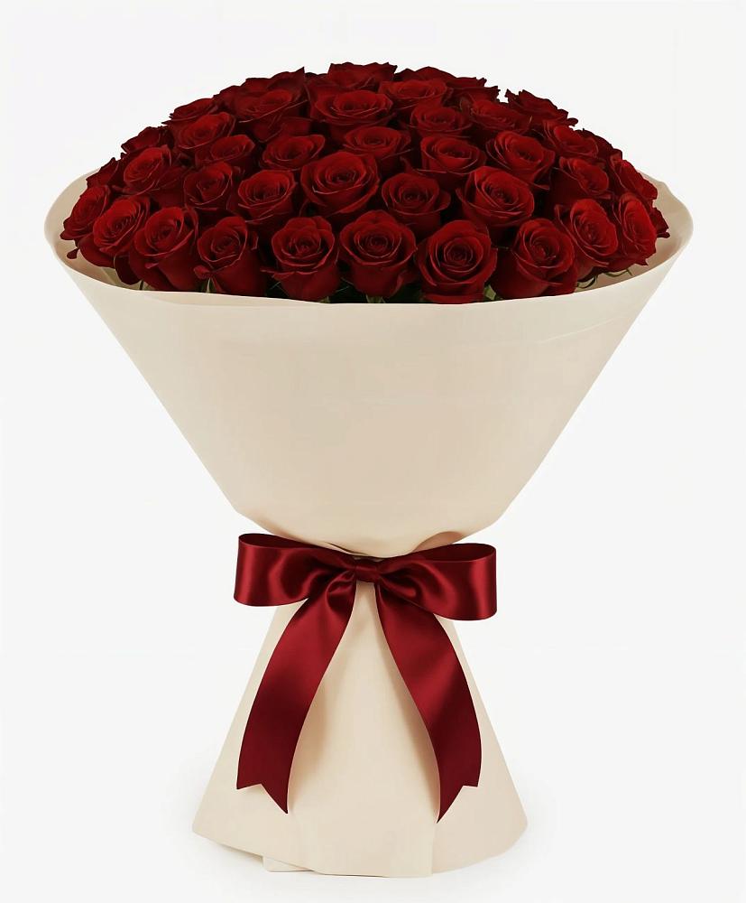 Букет 101 Бордовая роза Блэк Бакарра в Чудово