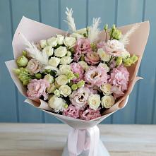 Букет цветов из:  Альстромерии и Розы в Чудово