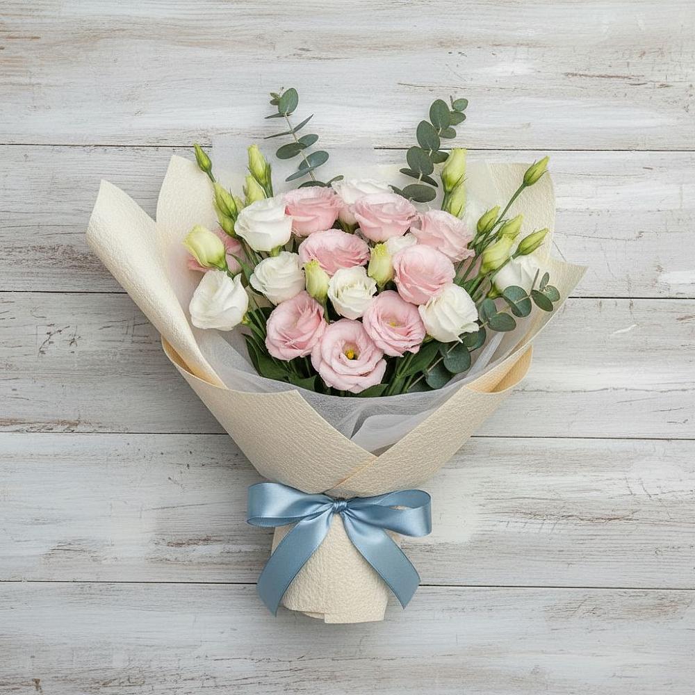 Букет цветов из: Лизиантусы в Чудово